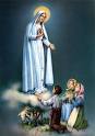 Our Lady of Fatima and the three shepherd children